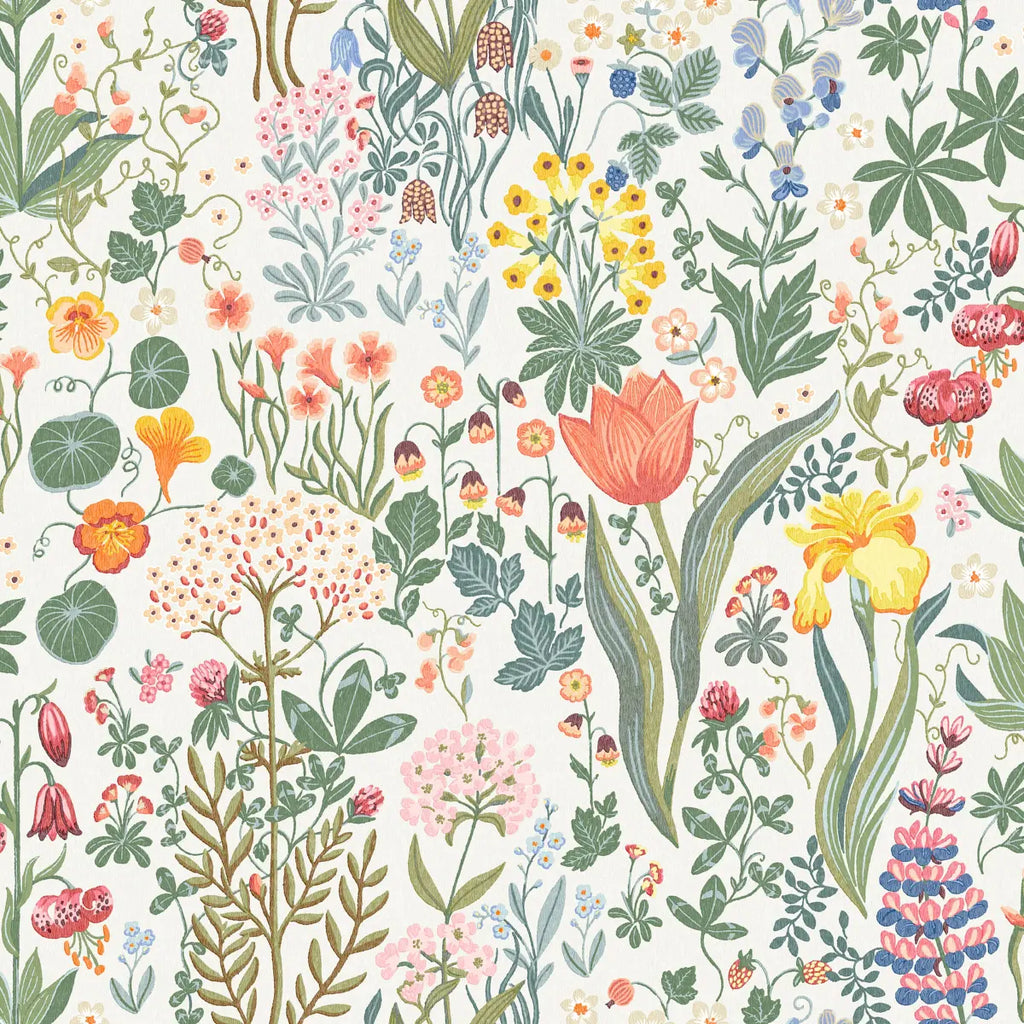 Blomsterhav Wallpaper - Multi