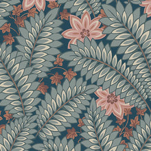 Load image into Gallery viewer, Hidden Ivy Wallpaper - Blue