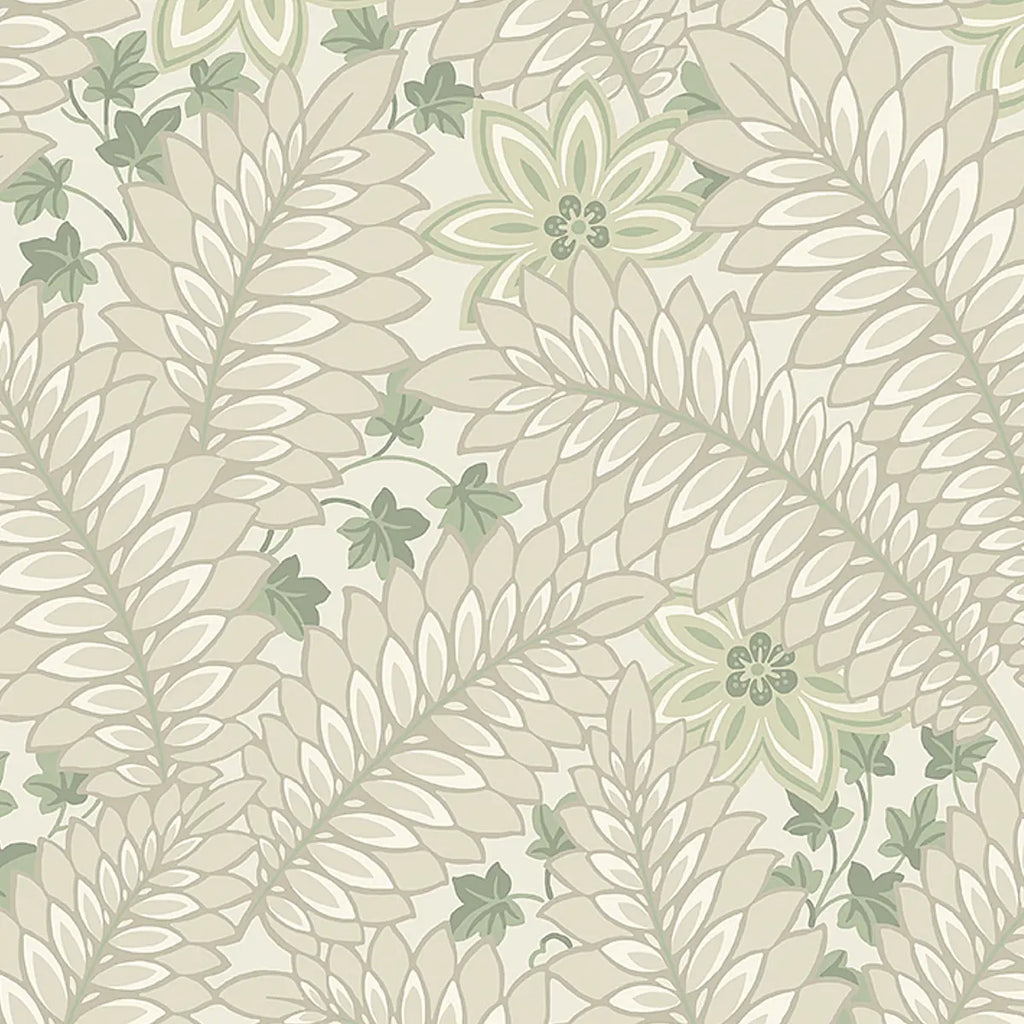 Hidden Ivy Wallpaper - Parchment