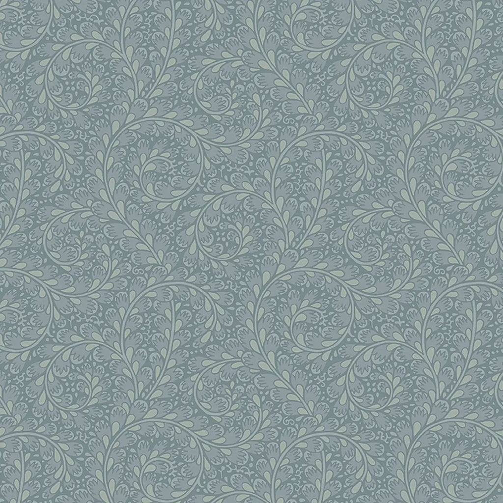 Wild Ferns Wallpaper - Blue