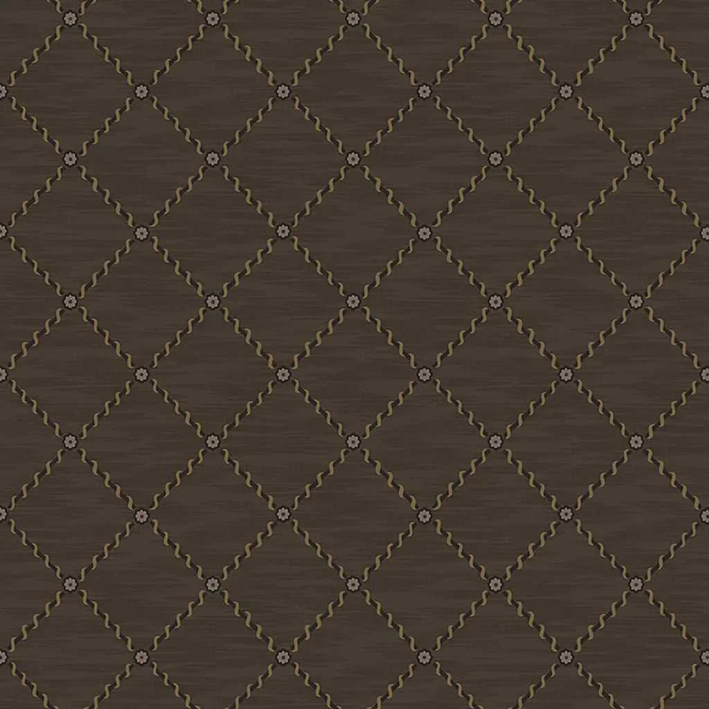 Golden Trellis Wallpaper