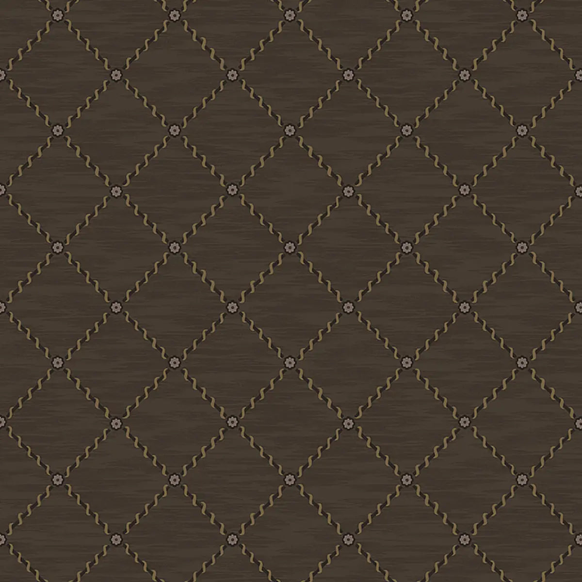 Golden Trellis Wallpaper