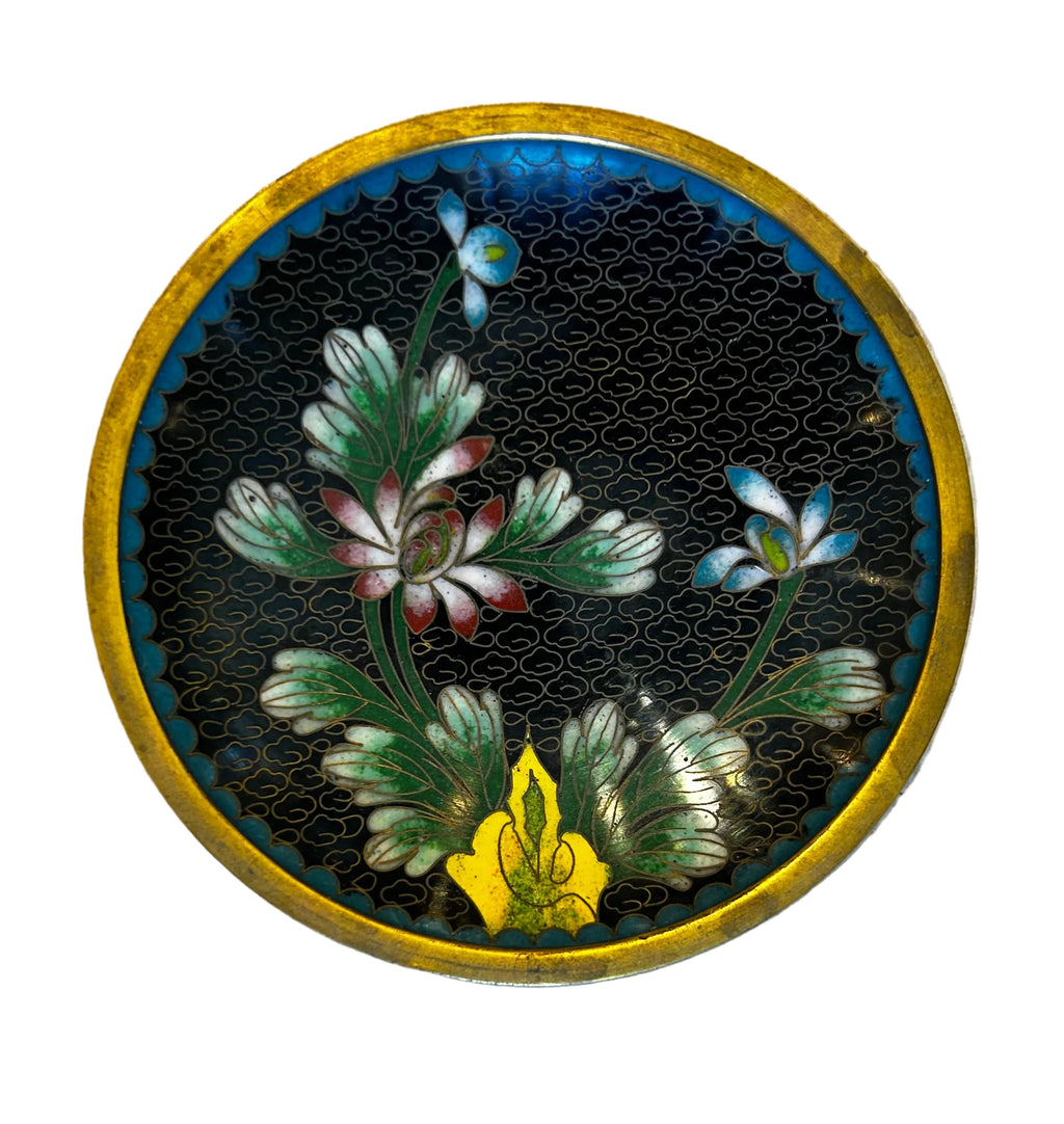 cloisonne trinket dish