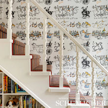 Load image into Gallery viewer, Horses Wallpaper in an interior setting