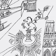 Load image into Gallery viewer, Views Of Paris Wallpaper in an interior setting