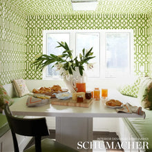 Load image into Gallery viewer, Imperial Trellis Wallpaper in an interior setting