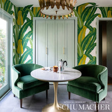 Load image into Gallery viewer, Tropical Isle Wallpaper in an interior setting