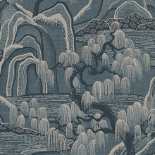 Load image into Gallery viewer, Indigo Garden Wallpaper - Blue