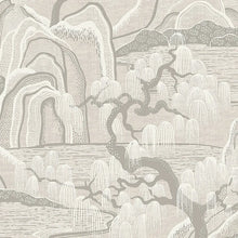 Load image into Gallery viewer, Indigo Garden Wallpaper - Grey