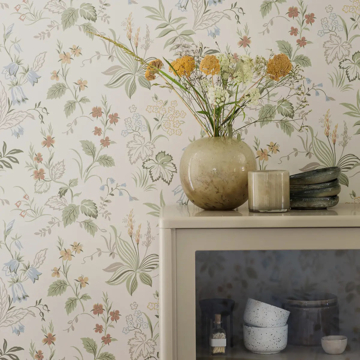 Folklore Wallpaper in an interior setting