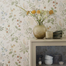 Load image into Gallery viewer, Folklore Wallpaper in an interior setting