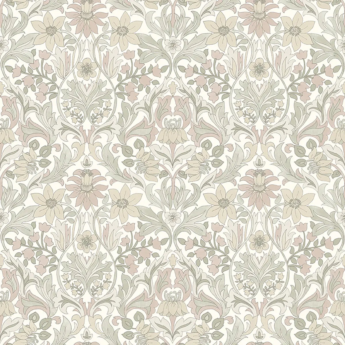 Blomsterfröjd Wallpaper - Soft Multi