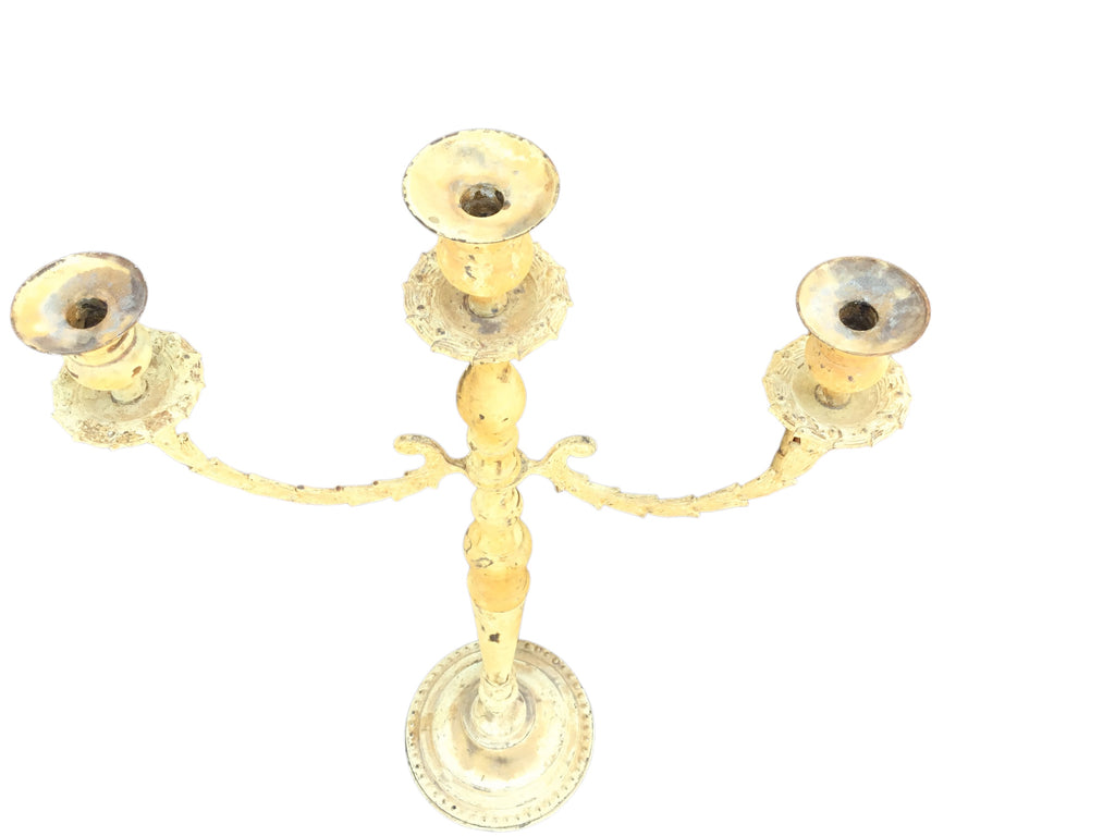 vintage metal candelabra