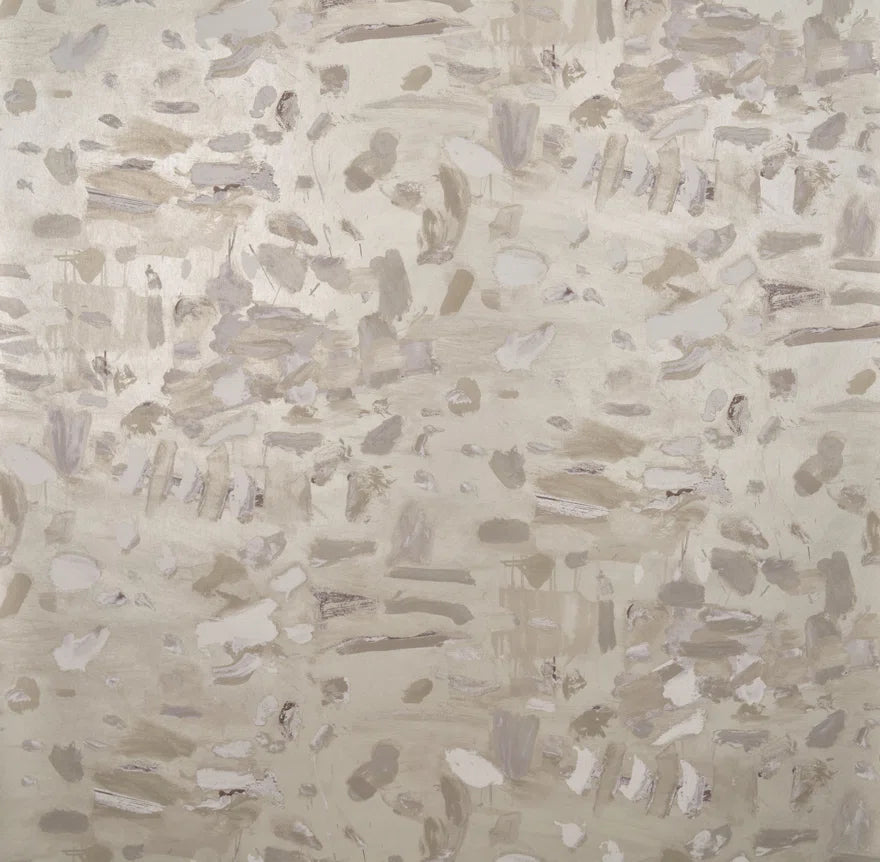 Arty nacre wallpaper in LAIT D'AMANDE