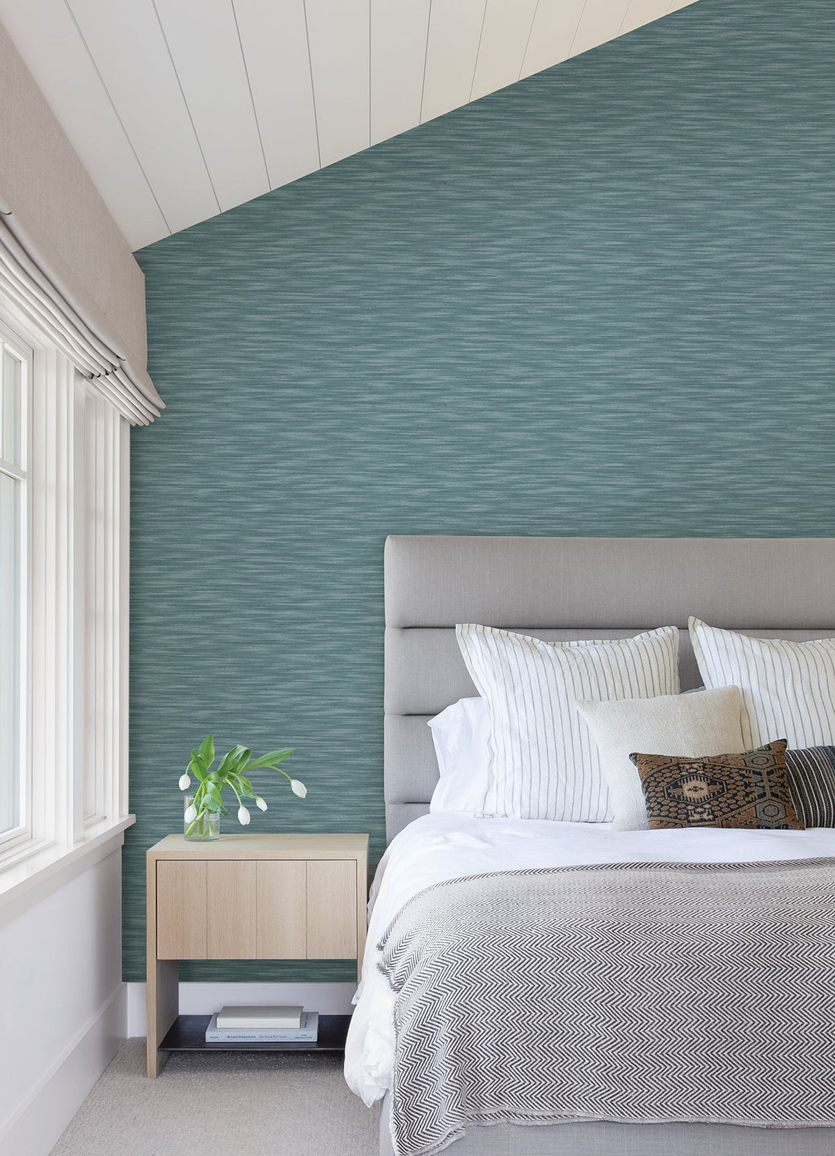 Benson Faux Fabric Wallpaper