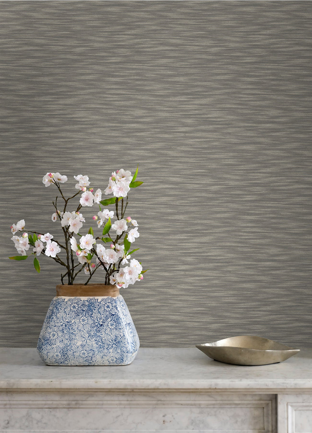 Benson Faux Fabric Wallpaper