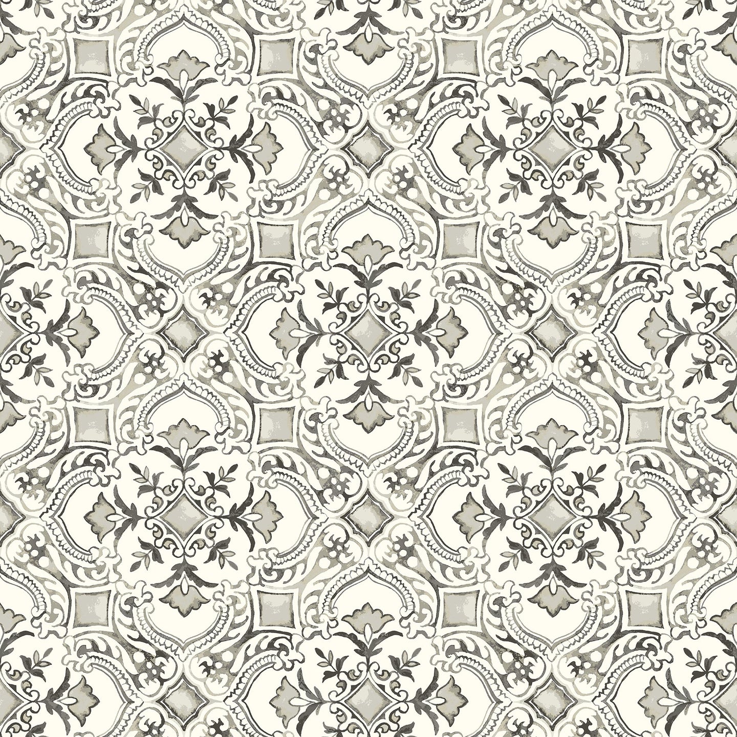 Marjoram Floral Tile