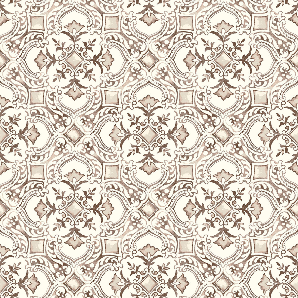 Marjoram Floral Tile