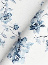 Load image into Gallery viewer, Festival Floral Wallpaper - Blue wallpaper detail