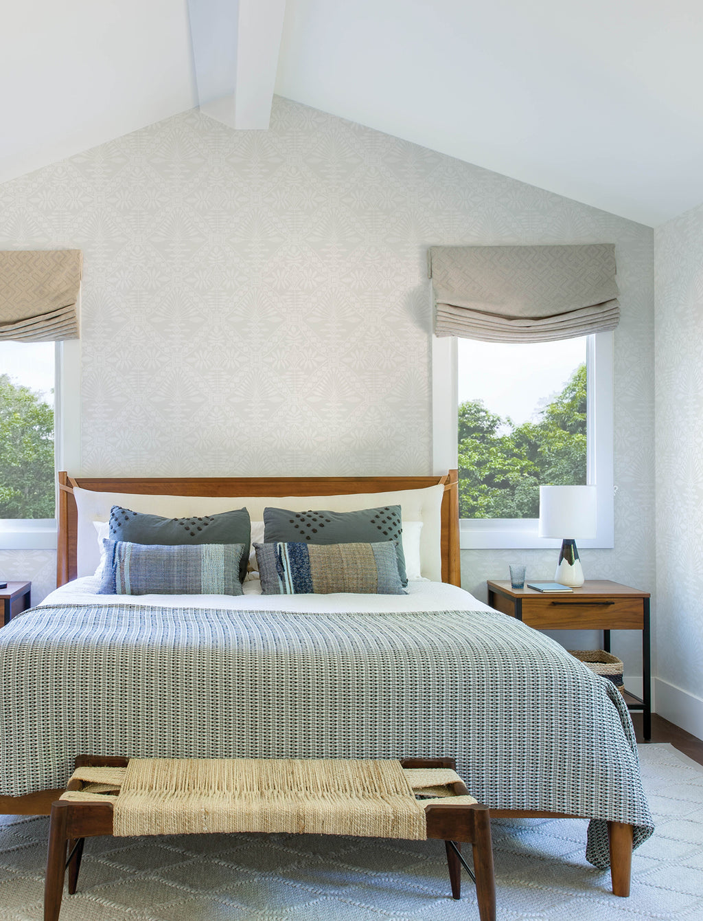Emmarie Wallpaper - Grey room setting