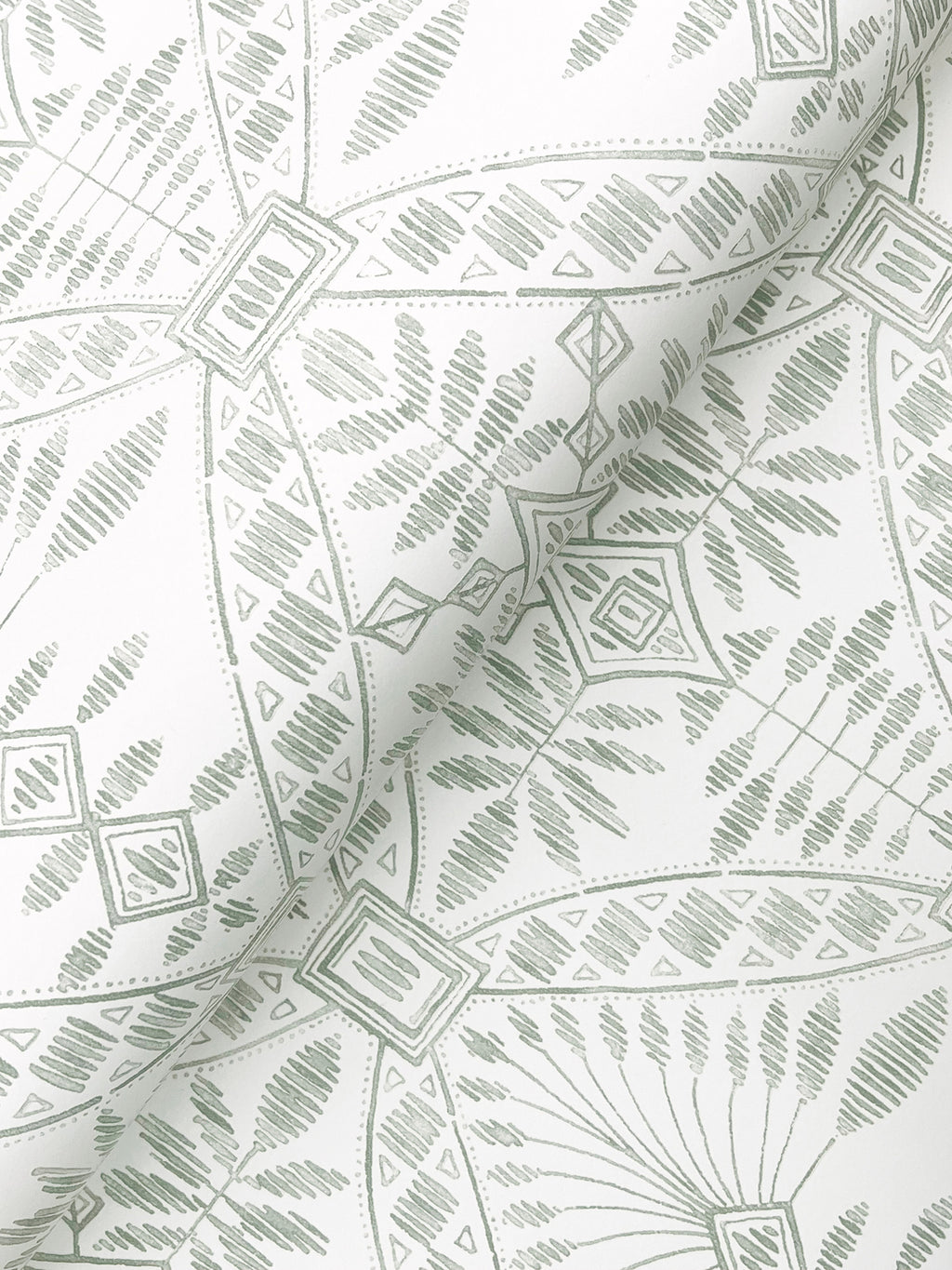 Emmarie Wallpaper - Green wallpaper detail