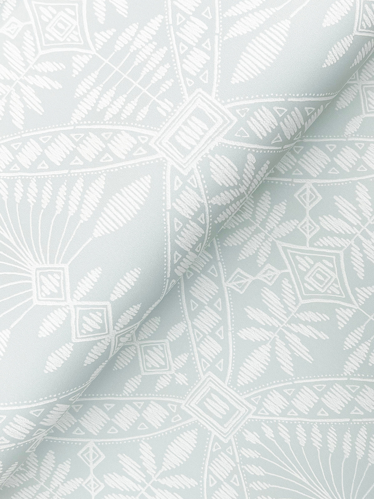 Emmarie Wallpaper - Light Blue wallpaper detail