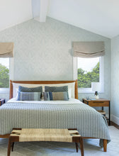 Load image into Gallery viewer, Emmarie Wallpaper - Light Blue room setting