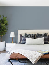 Load image into Gallery viewer, Curtis Wallpaper - Blue room setting