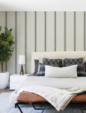 Load image into Gallery viewer, Linette Wallpaper - Black room setting