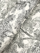Load image into Gallery viewer, Spinney Wallpaper - Black wallpaper detail