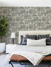 Load image into Gallery viewer, Spinney Wallpaper - Black room setting