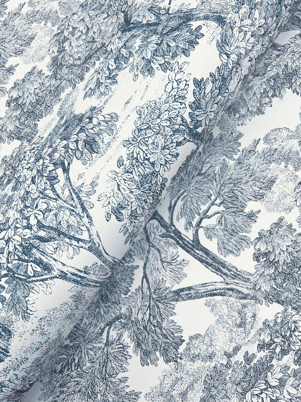Spinney Wallpaper - Blue wallpaper detail