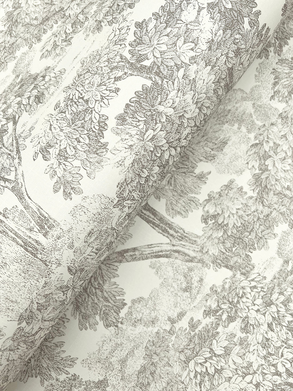 Spinney Wallpaper - Grey wallpaper detail