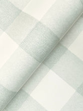 Load image into Gallery viewer, Thorpe Wallpaper - Aqua wallpaper detail