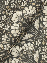 Load image into Gallery viewer, Edith Wallpaper - Black wallpaper detail