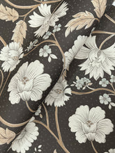 Load image into Gallery viewer, Hazel Wallpaper - Black wallpaper detail