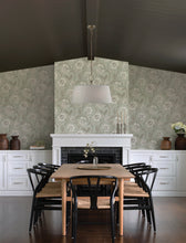 Load image into Gallery viewer, Hazel Wallpaper - Aqua room setting