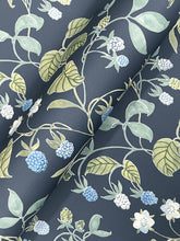 Load image into Gallery viewer, Mercy Wallpaper - Navy wallpaper detail
