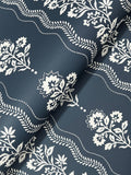Lenea Wallpaper - Navy wallpaper detail