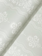 Load image into Gallery viewer, Lenea Wallpaper - Aqua wallpaper detail