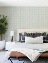 Load image into Gallery viewer, Lenea Wallpaper - Aqua room setting