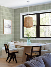 Load image into Gallery viewer, Perry Wallpaper - Green room setting