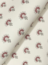 Load image into Gallery viewer, Hilda Wallpaper - Burgundy wallpaper detail