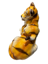 Load image into Gallery viewer, vintage italian ceramic tiger mom &amp; cub