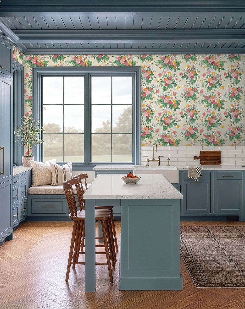 Dahlia Linen & Blush Wallpaper lifestyle – 4212-84360