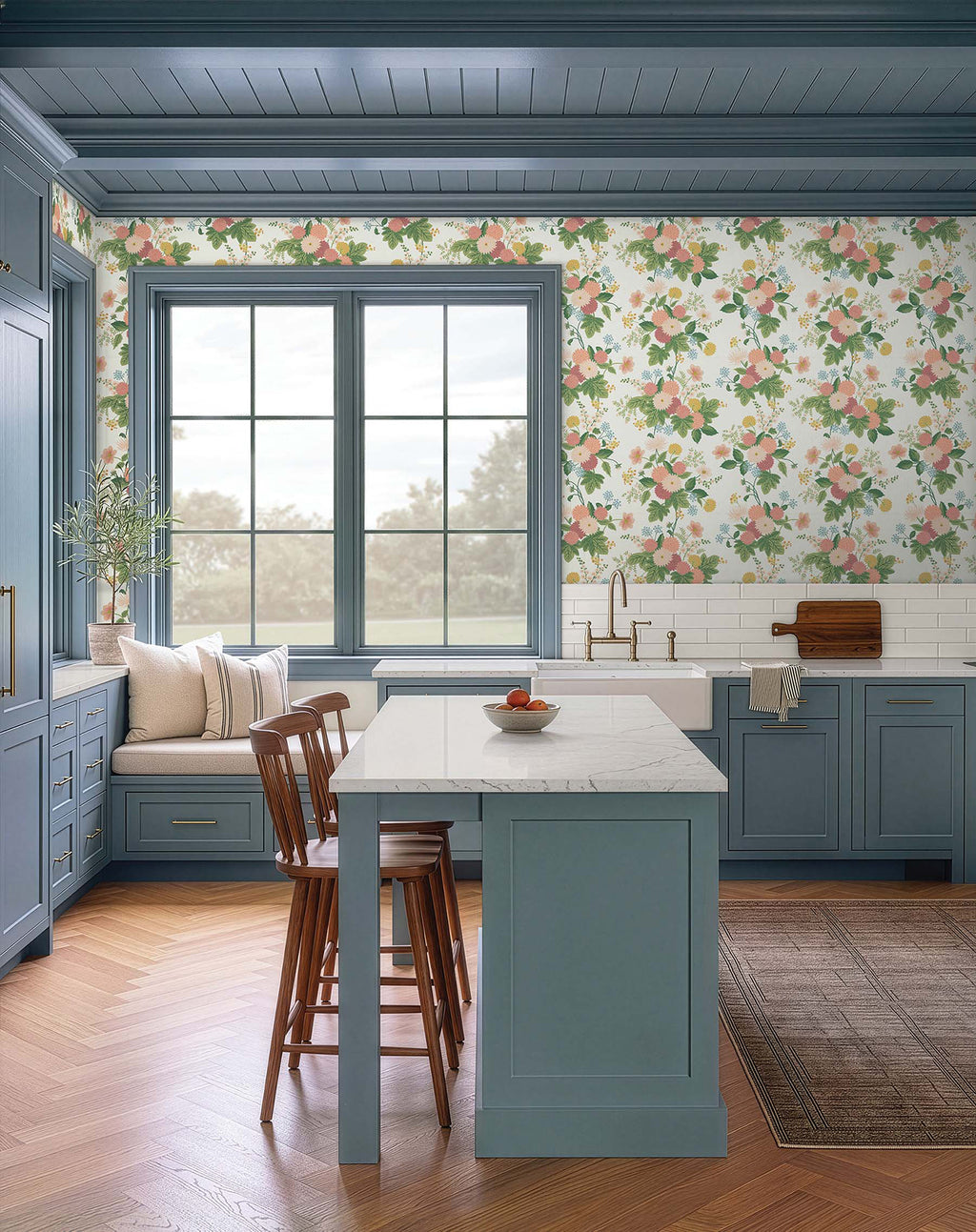 Dahlia Cream Wallpaper lifestyle – 4212-84361