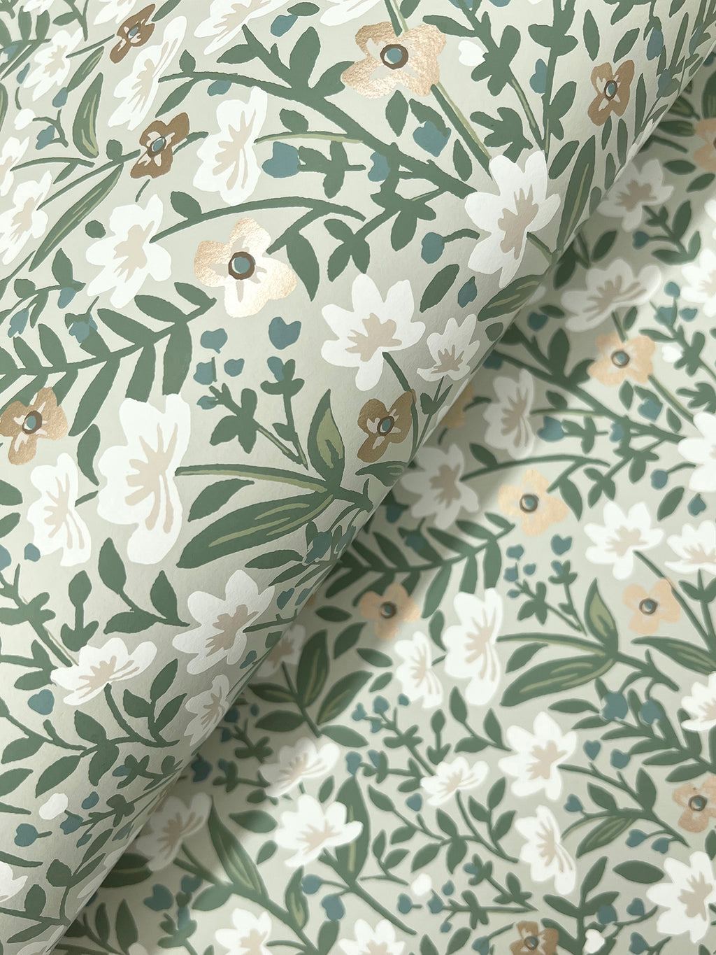 Sylvie Sage Wallpaper detail – 4212-84366