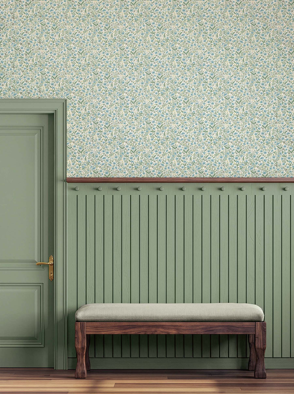Sylvie Blue Wallpaper lifestyle – 4212-84367