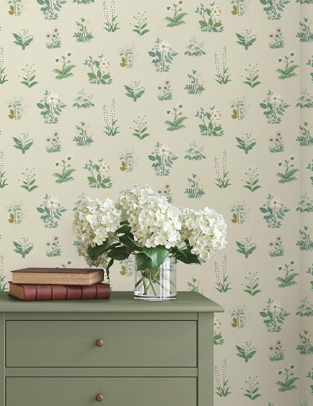 Botanical Cream Wallpaper lifestyle – 4212-84374