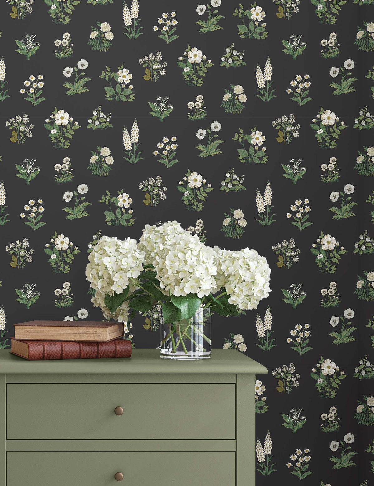 Botanical Black Wallpaper lifestyle – 4212-84375